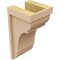 Ekena Millwork 6"W x 6"D x 12"H Wide Bryant Rough Cedar Woodgrain TimberThane Corbel, Primed Tan CORUR06X06X12BRYRCPR - alternate 4